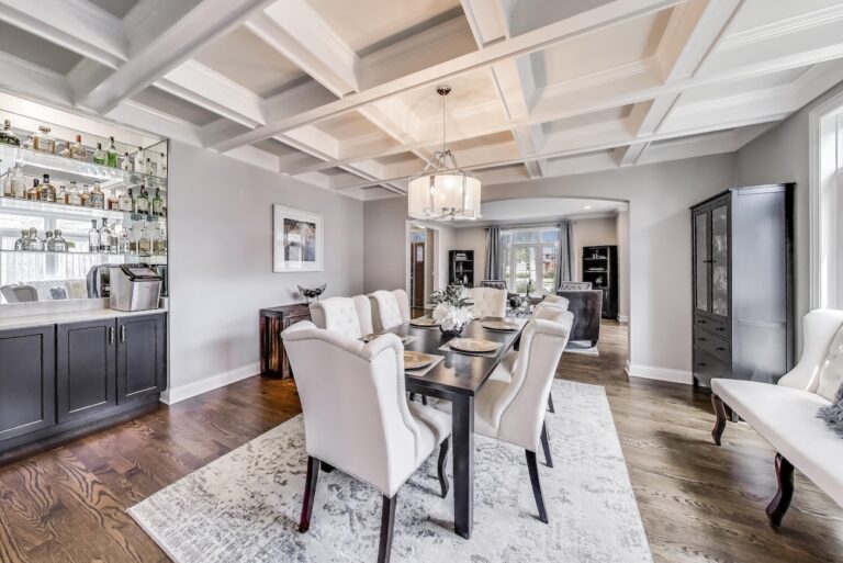 Elegant dinning room at 304 Fernwood Lane Glenview Illinois