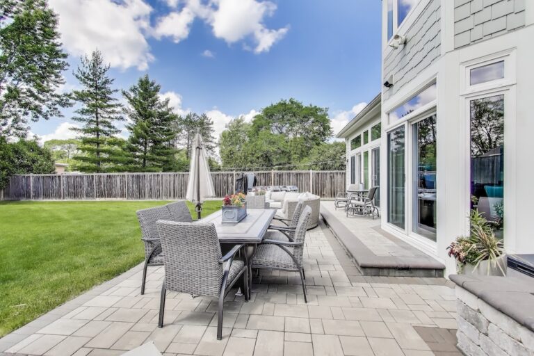 Paver Patio at 304 Fernwood Lane Glenview Illinois
